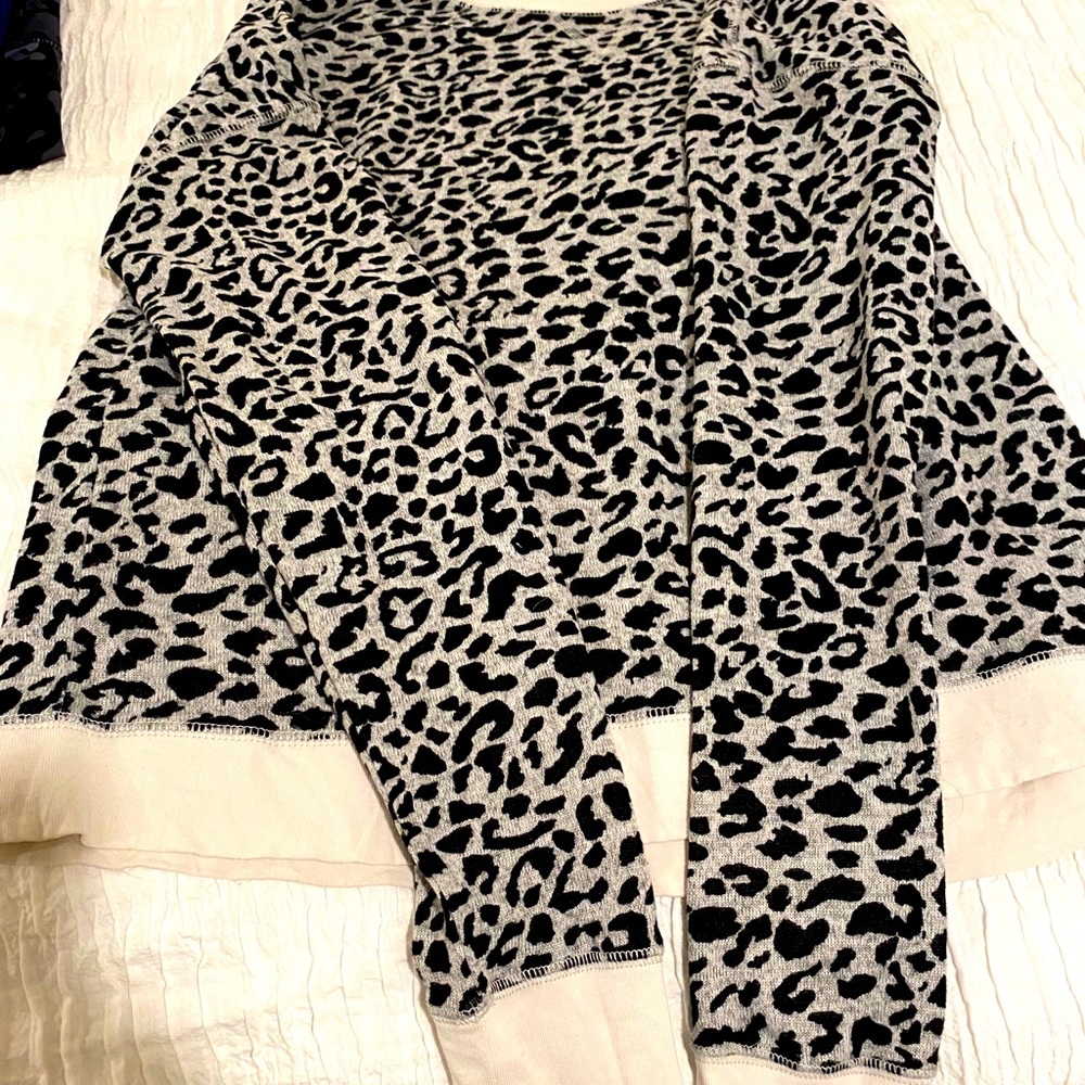 Zyia snow leopard sweater
